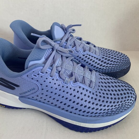 Skechers Pickleball Shoes Purple Viper Court Reload Goodyear Womens Sz 8 - Picture 1 of 16